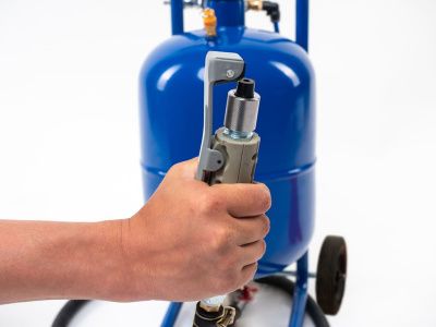 вид модели ручка (пистолет) для пескоструя