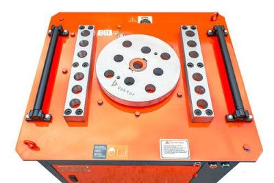 вид модели станок для гибки арматуры vektor gw40a (без доводчиков)