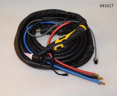 вид модели горелка сварочная tig  с жидкостным охлаждением wp-18 (4м)