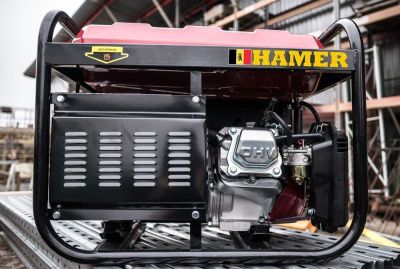 вид модели бензогенератор hamer 3500m
