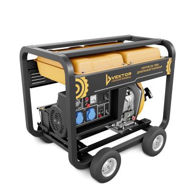 вид модели генератор дизельный vektor dg-7000