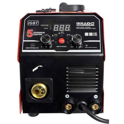 вид модели сварочный полуавтомат brado mig/mma-220l-19