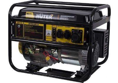 вид модели генератор бензиновый huter dy8000lx