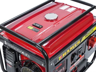 вид модели бензогенератор hamer 8000e
