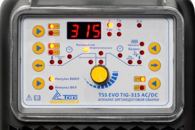 вид модели аппарат аргонодуговой сварки tss evo tig-315 ac/dc
