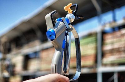 Пистолет для безвоздушных окрасочных аппаратов DP-600 вид модели пистолет для безвоздушных окрасочных аппаратов dp-600