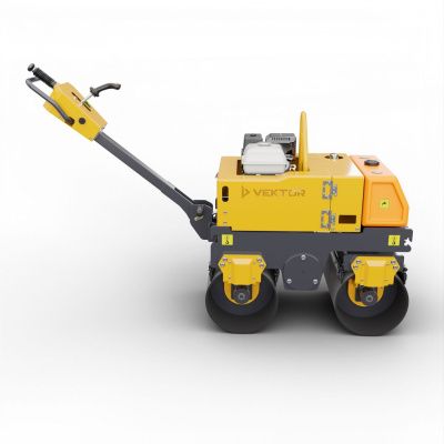 вид модели виброкаток ручной двухвальцовый vektor vrdr-800