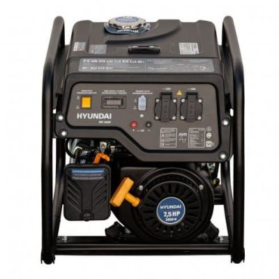 вид модели генератор бензиновый hyundai hhy 4550f