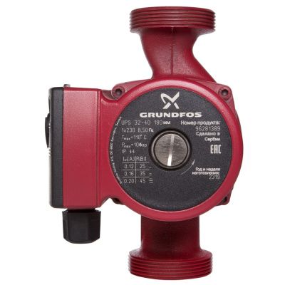 вид модели насос циркуляционный grundfos ups 32-40