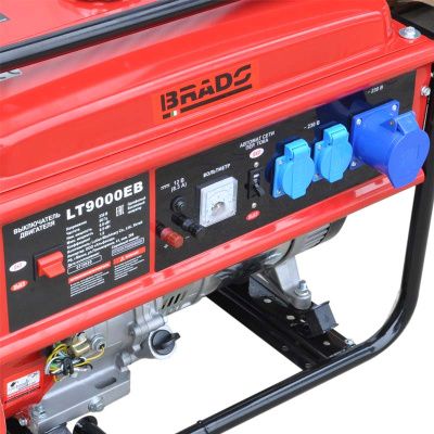 вид модели генератор бензиновый brado lt9000ев