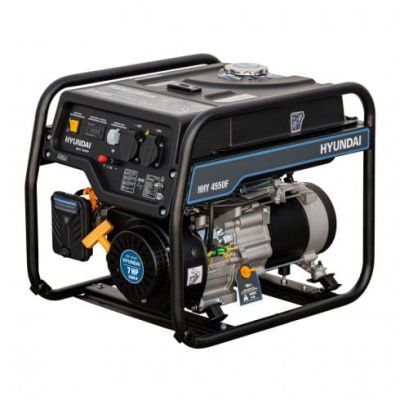 вид модели генератор бензиновый hyundai hhy 4550f