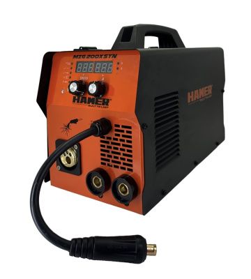 вид модели сварочный полуавтомат hamer mig-200x syn