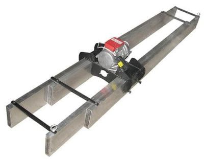 вид модели виброрейка по направляющим телескопическая hamer ge-2,5/4 с электрическим приводом (от 2,5м до 4м)