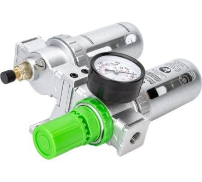 вид модели фильтр воздушный eco au-02-14 с регулировкой давления и маслораспылителем (1/4",1750л/мин)