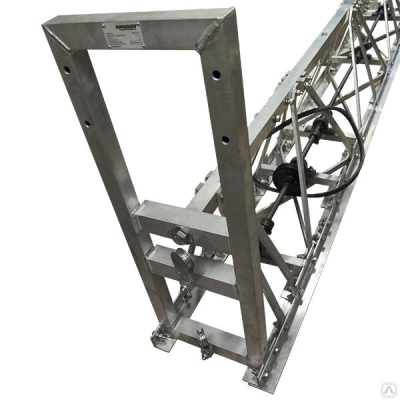 вид модели головная секция 3 м виброрейки grost svr с двигателем honda gx160