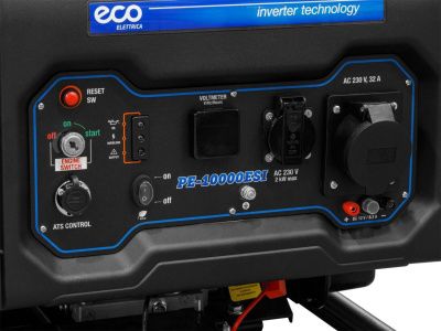 вид модели генератор инверторный бензиновый eco pe-10000esi