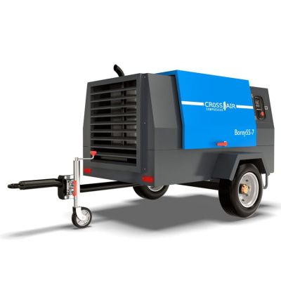 Дизельный передвижной компрессор Cross Air Borey 55-7F