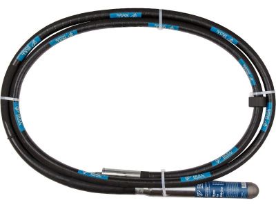 вид модели вал гибкий 4 м в сборе с вибронаконечником 58 мм для вибратора bull pcv 6026