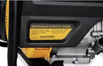 вид модели генератор бензиновый champion gg5000
