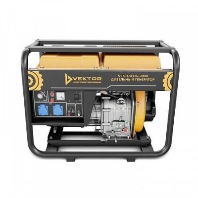 вид модели генератор дизельный vektor dg-3000