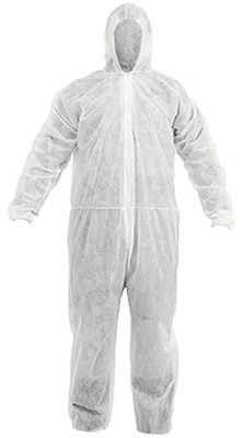 общий вид модели комбинезон одноразовый фригат, белый (р-р. 112-116, рост. 182-188)