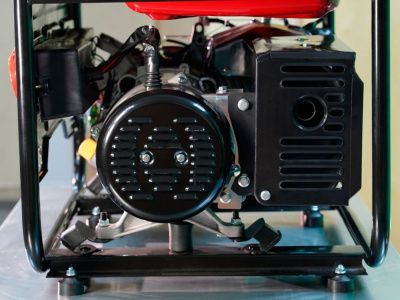 вид модели бензогенератор hamer 8000m